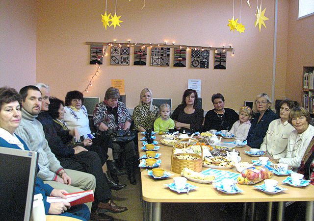 Grāmatu draugu pasākums Kandavas bibliotēkā