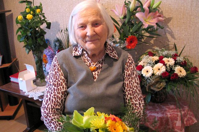 Tukumniecei Jūlijai Zemļickai – 100