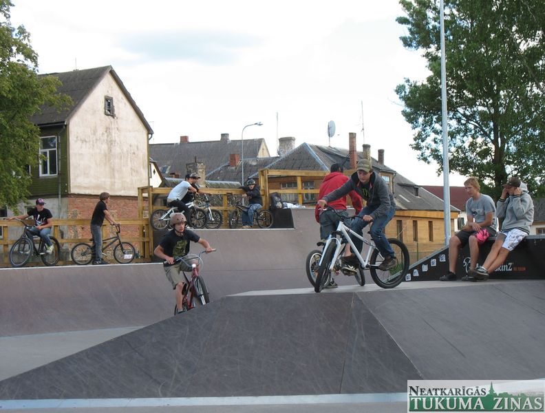 No 1. oktobra slēgts Tukuma skeitparku