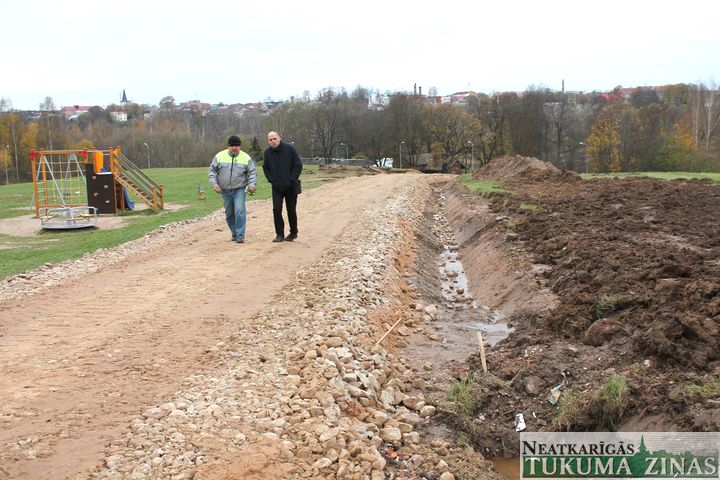 Jauntukumā savāc lietus ūdeņus