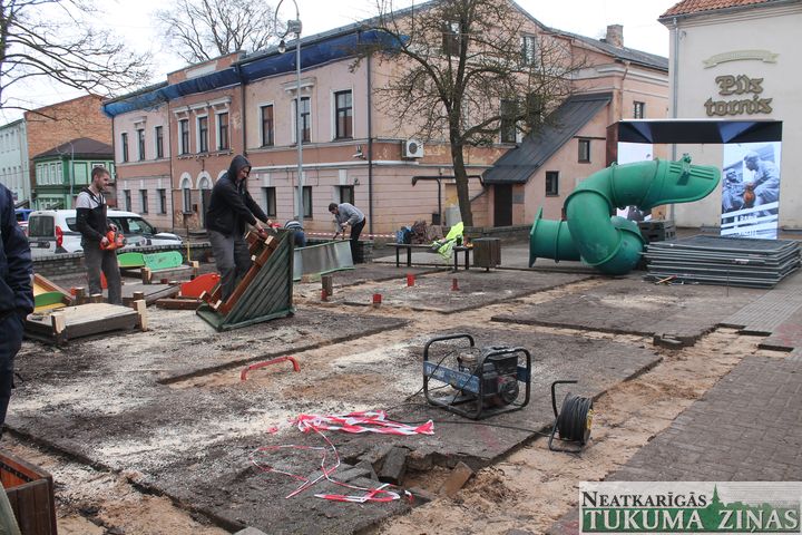 Tukuma centrā par 20 tūkstošiem eiro ierīkos jaunu rotaļlaukumu
