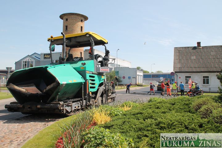 Tukumā rullē gludas ielas un ietves