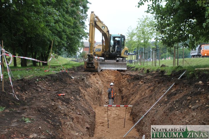 Pie stacijas «Tukums-I» ierīko jaunu lietus ūdens savākšanas sistēmu