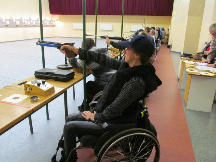 Latvijas atklātais čempionāts ložu šaušanā cilvēkiem ar invaliditāti tepat Tukumā /FOTO/
