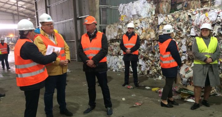 Ministrs iepazīstas ar atkritumu poligona “Janvāri” darbību