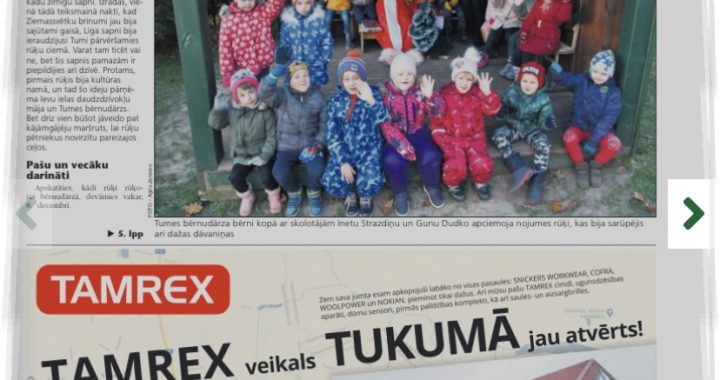 8. decembra laikraksta apskats