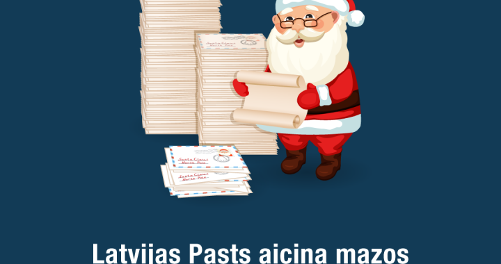 Aicina mazos Latvijas iedzīvotājus laikus nosūtīt vēstuli Ziemassvētku vecītim