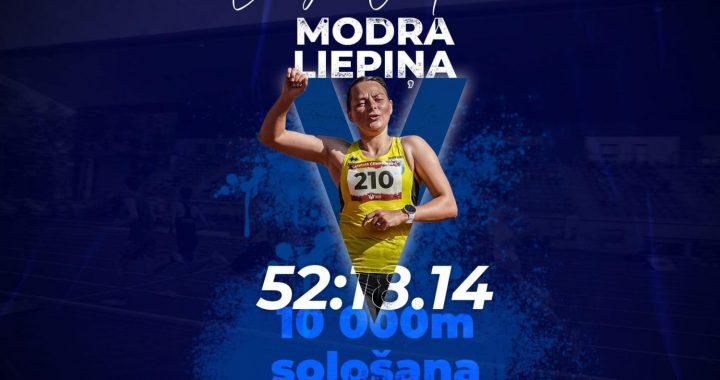 Latvijas čempione – Modra Liepiņa