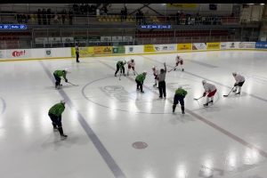 Tukuma hokeja komanda aizvada spēli pret Gruzijas komandu