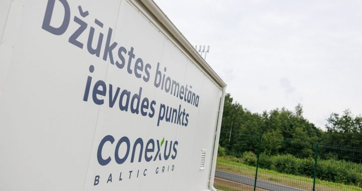 Džūkstē atklāts pirmais publiski pieejamais biometāna ievades punkts Latvijā