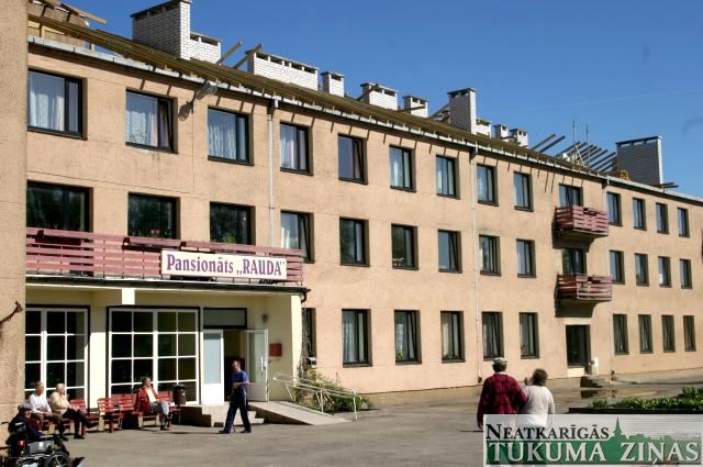 Apturēta pansionāta «Rauda» pārbūve