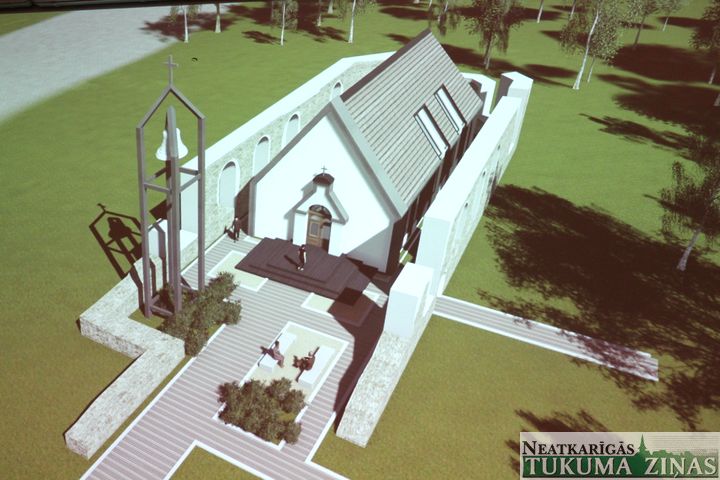 Džūkstes kapu svētkos iepazīstinās ar baznīcas projektu