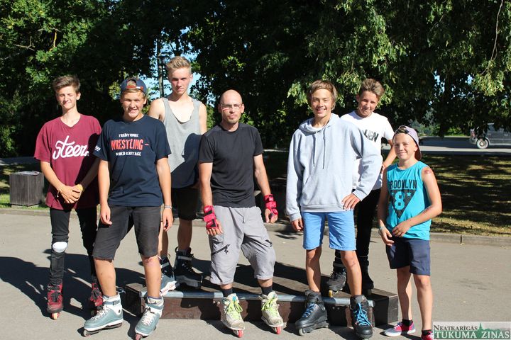 Kandavā norisinājās jaunatnes iniciatīvu centra «Nagla» organizēts pasākums «Vasaras drudzis»