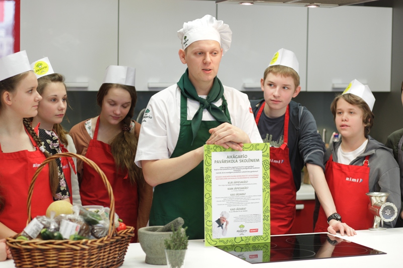 Skolēnus aicina pieteikties «Aikāgaršo pavārskolas» nodarbībām