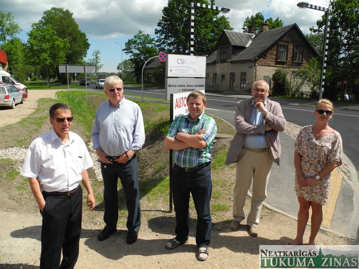 Tukumā Stacijas ielā visi darbi pabeigti